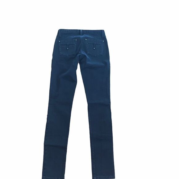 TWENTY8TWELVE by S. Miller Moto Zip Jeans  24 Black Skinny Gold Hardware - Picture 4 of 12